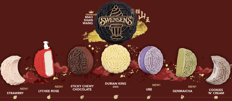 Swensens - Snowskin ice cream mooncake
