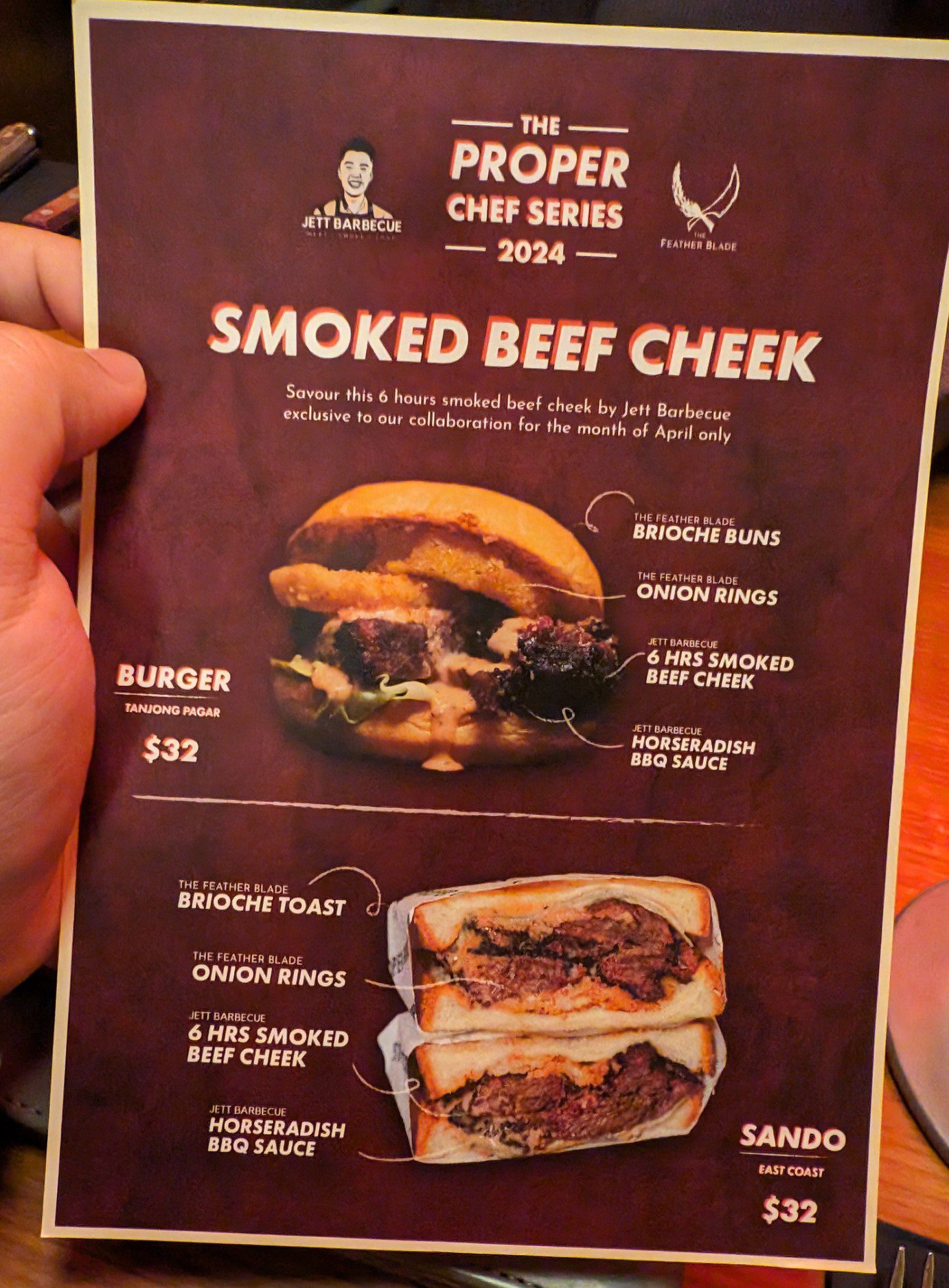 the feather blade and jett barbecue - singapore insiders 2024