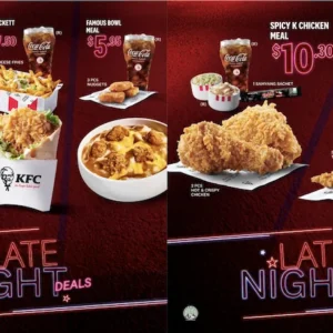 KFC Opens Till 2AM with Late-Night Deals Singapore