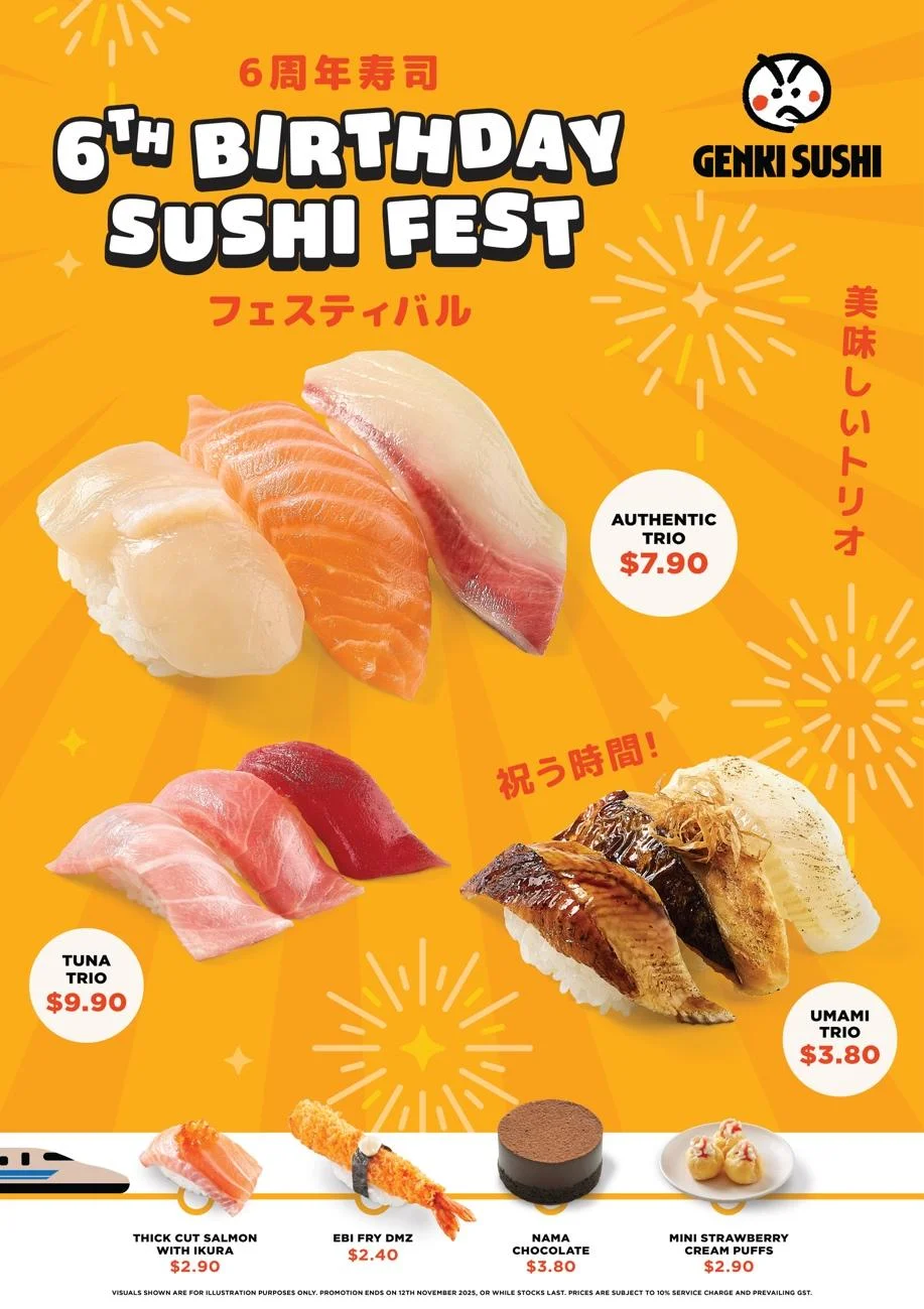 Genki Sushi Plushie Collectibles & Surprises Singapore