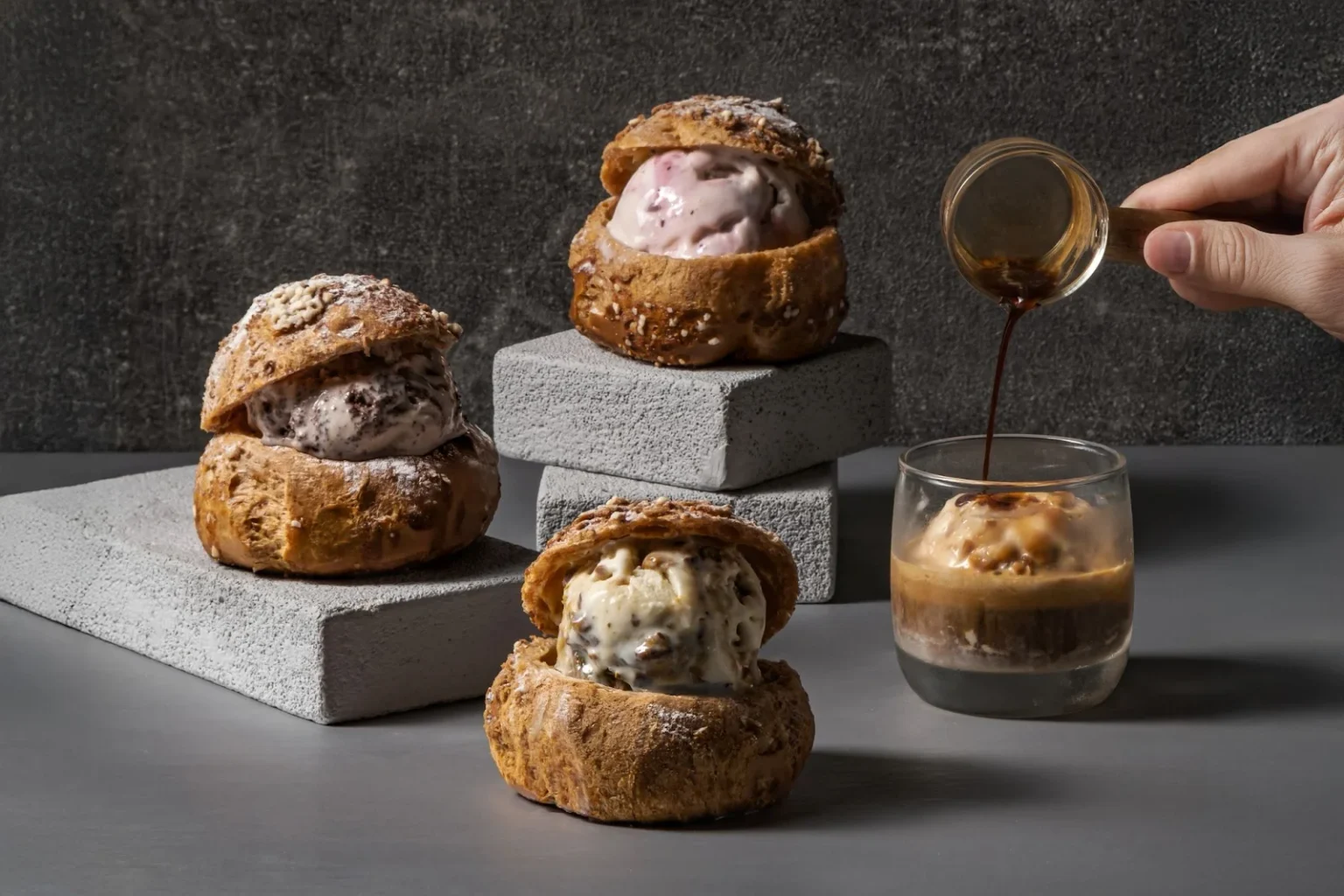 Baristart X Messina Gelato Puffs & Affogato Singapore