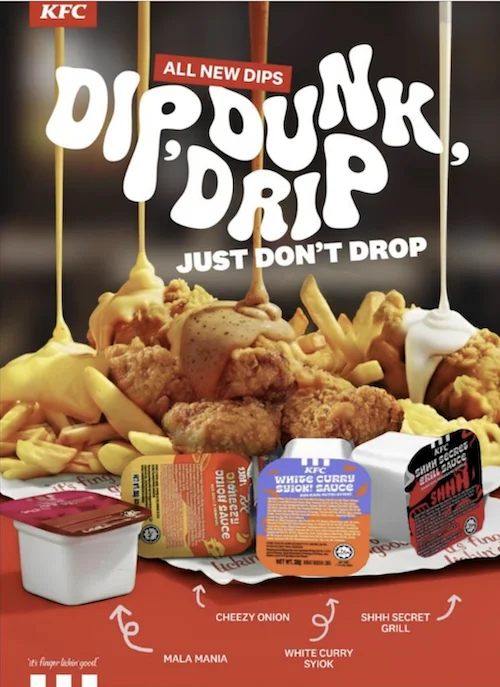 KFC Launches FOUR New Sauces That Are So Good Singapore