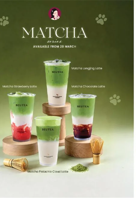 Beutea Launches its First Ever Matcha Series Singapore