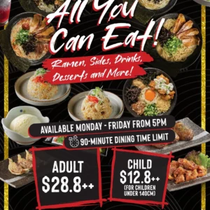 Kiwami Ramen: Kiwami’s All-You-Can-Eat 8.80++ Ramen Singapore